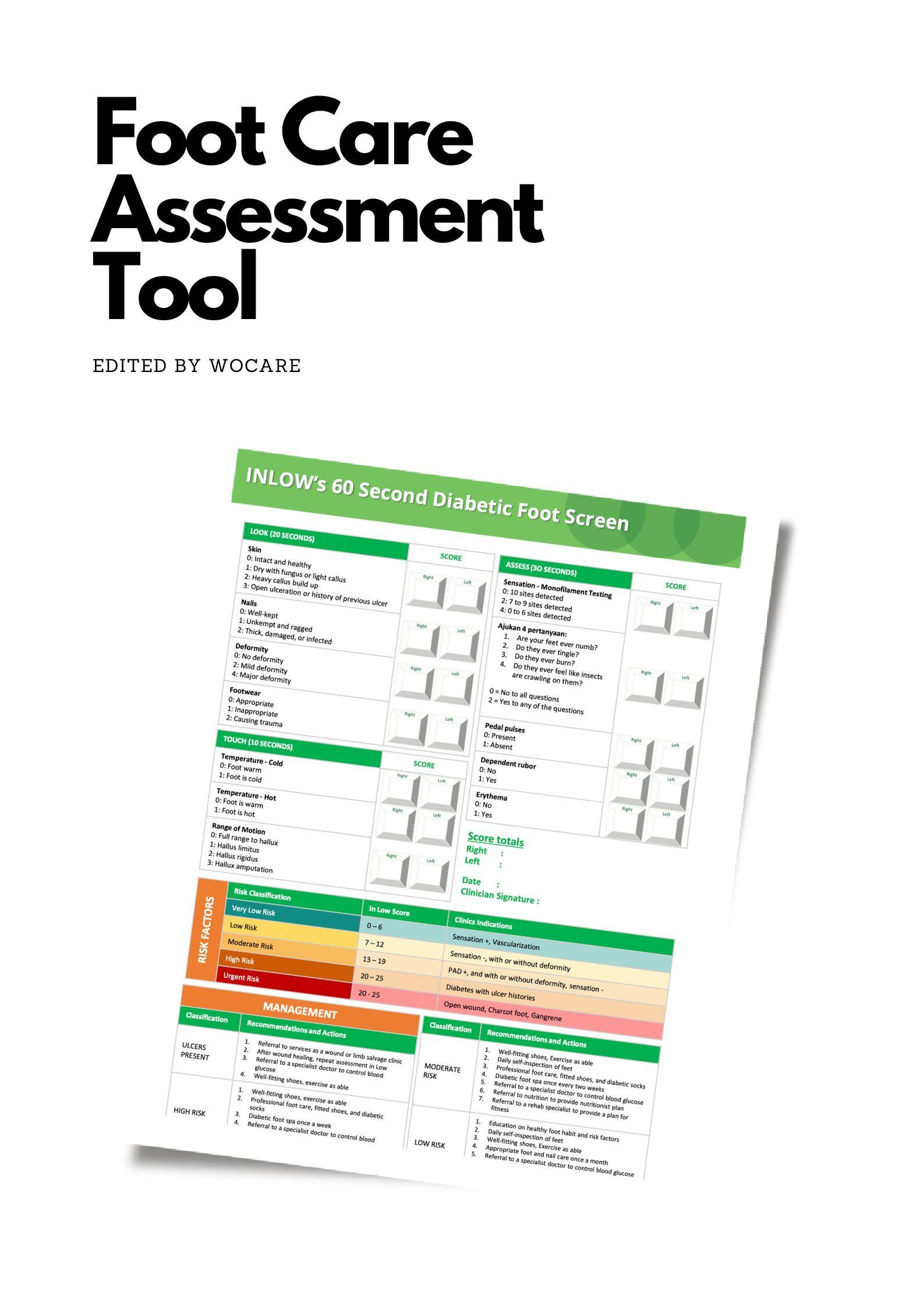 Foot Care Assessment Tools